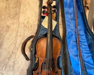 HOPF violin and rare German bow