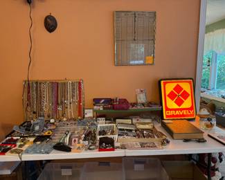 Gravely lighted clock, genuine newspaper cover framed from 1865 Assassination of Abraham Lincoln.