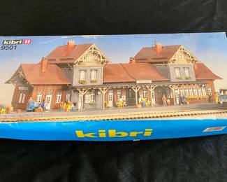 Kibri HO train station ready built model