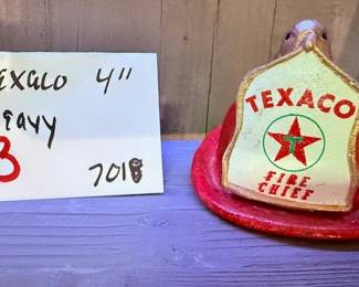 Texaco Fire Hat Display Piece 