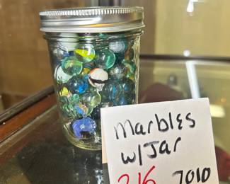 Marbles w/Jar
