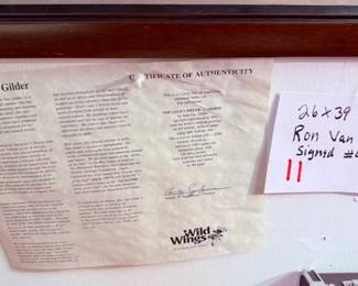 Ron Van Gilder Signed