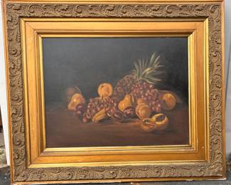 Oil painting still life, "E.B____"