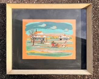 Screenprint, "M. Palmer"