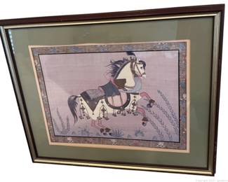 Chinese Royal Horse Framed Wall Art