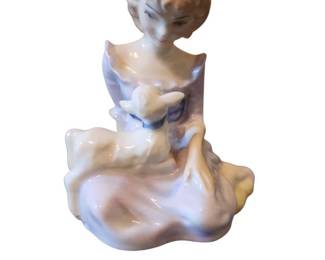 Signed Doulton and Co Limited Mary Had A Little Lamb