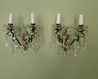 2 Beautiful Wall Sconces Wired