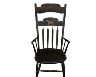 Vintage Windsor Style Rocking Chair