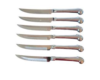 6 Stainless Carvel Hall Steak Knives