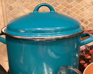 Enamel on Steel stock Pot