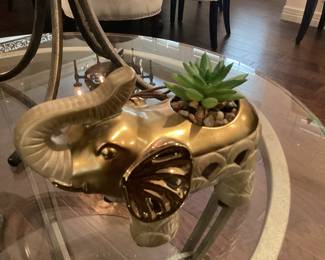 1977 Elephant Planter Sculpture Art