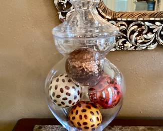 Clear Glass Apothecary Jar