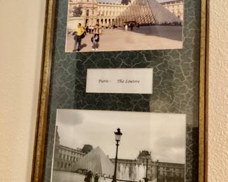 Framed Photos of the Louvre in Paris