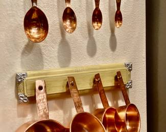 Copper Measuring Spoons & Cups