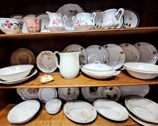 IRONSTONE & OTHER CHINA PCS LOT