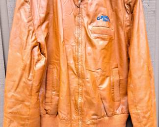 VINTAGE CAMEL LEATHER JACKET