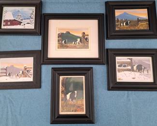 PILOT MOUNTAIN PRINTS SIGNED LOT