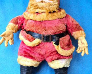 ANTIQUE PLUSH CHRISTMAS SANTA CLAUS