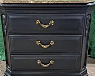 NICE MARBLE TOP 3 DRAWER DRESSER