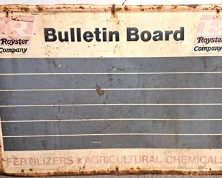 ROYSTER METAL SIGN