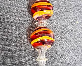 GLASS CHRISTMAS TREE TOPPER