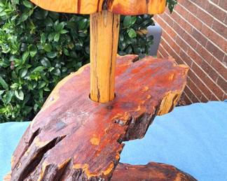 LIVE EDGE PLANT STAND