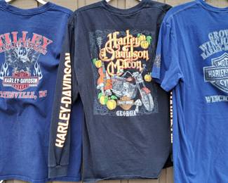 HARLEY DAVIDSON T-SHIRTS LOT