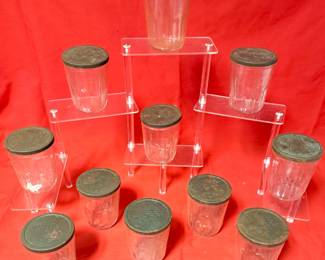BALL GLASS JELLY JARS