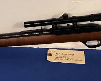 Marlin Model 60 .22LR Rifle w/scope