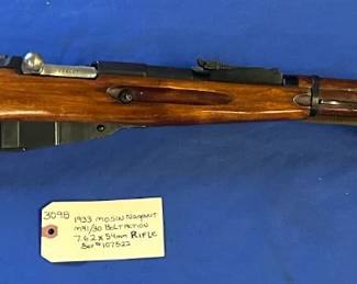 1933 Mosin Nagant M91/30 Bolt action 7.62 x 54mm Rifle