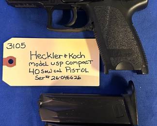 Heckler & Koch Model USP Compact 40 s&w Pistol