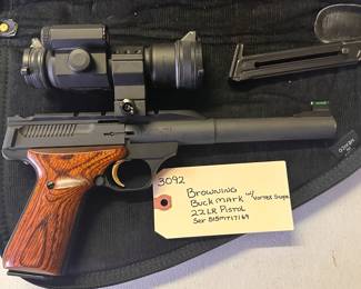Browning Buck Mark .22LR Pistol w/Vortex Scope