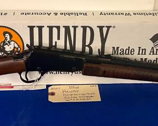 Henry .22 mag Octagon Pump action rifle