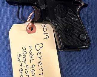 Beretta Model 950BS 25acp Pistol