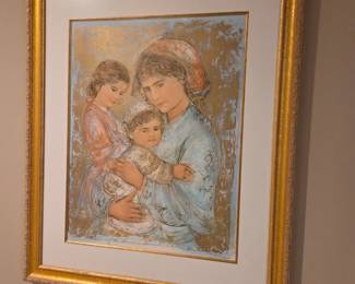 Hibel lithograph 