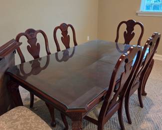 Dining table and chairs 