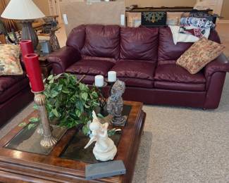 Leather sofa