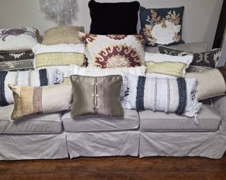 Variety of accents pillows