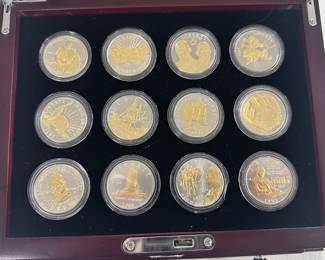 Platinum & Gold Highlighted Half Dollars