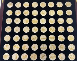Gold & Silver Highlighted State Quarters