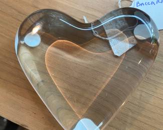 Baccarat paperweight