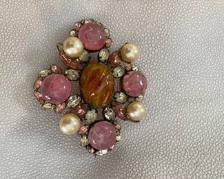 Vintage Schreiner brooch