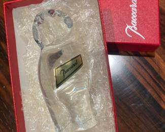 Baccarat owl figurine NIB