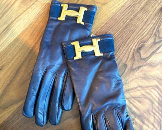 Sermonetta leather gloves/Italy/unworn