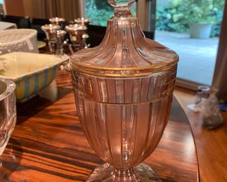 Vintage Heisey apothecary jar