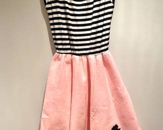 Vintage felt poodle skirt/dress