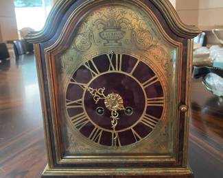 Early 20th C. Gubelin mantle clock/Switzerland