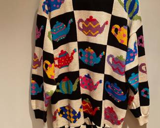 Vintage Christine Foley hand-knit sweater