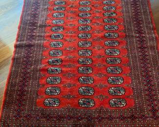 Vintage Bokarra rug  4'x6' approx.