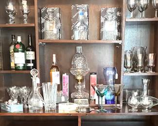 Many NIB barware items